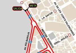 Recorrido y calles cortadas hoy sábado en Valencia por la Volta a Peu por la Discapacitat