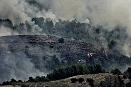 El incendio de Tàrbena deja ya casi 600 hectáreas calcinadas, en imágenes