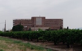 Vista del hospital de Xàtiva.