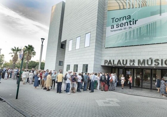 Público en la reapertura del Palau de la Música el pasado octubre.