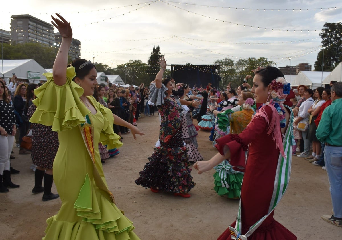 Participantes en la Feria andaluza de Valencia.