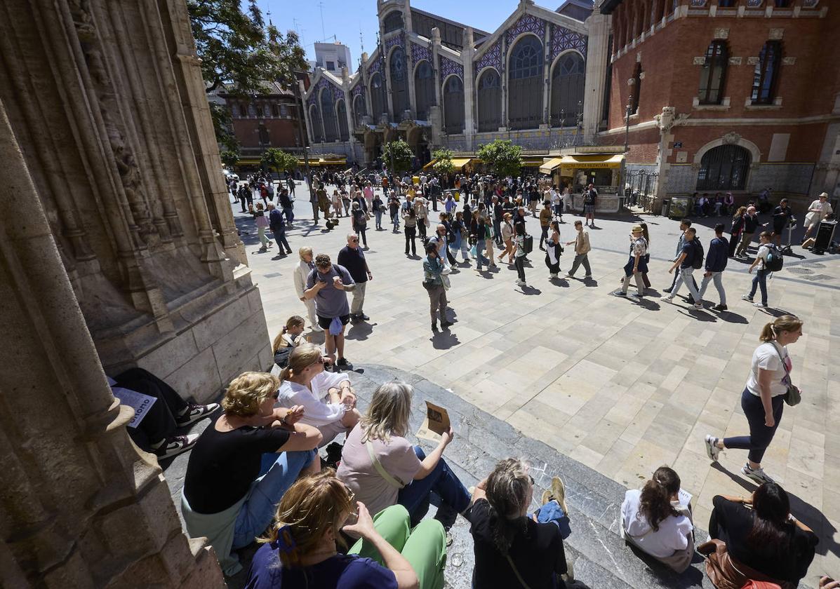 Desembarco de turistas en Valencia