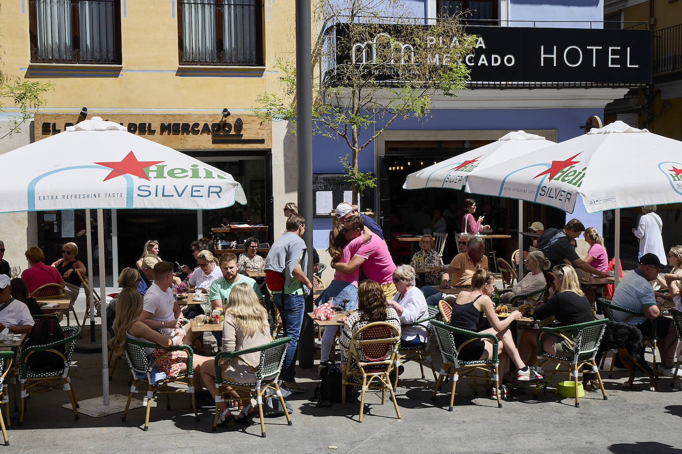 Desembarco de turistas en Valencia