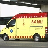 Imagen de archivo de una ambulancia del SAMU.