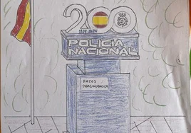 El boceto del monumento que ha diseñado José Marí Colom.