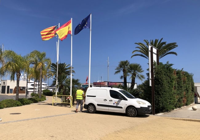 Enclave de la zona portuaria en el que se colocará el monumento.