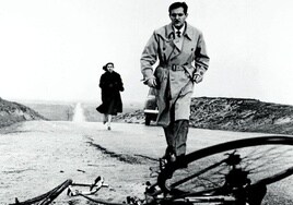 Fotograma de la película 'Muerte de un ciclista' (1955).