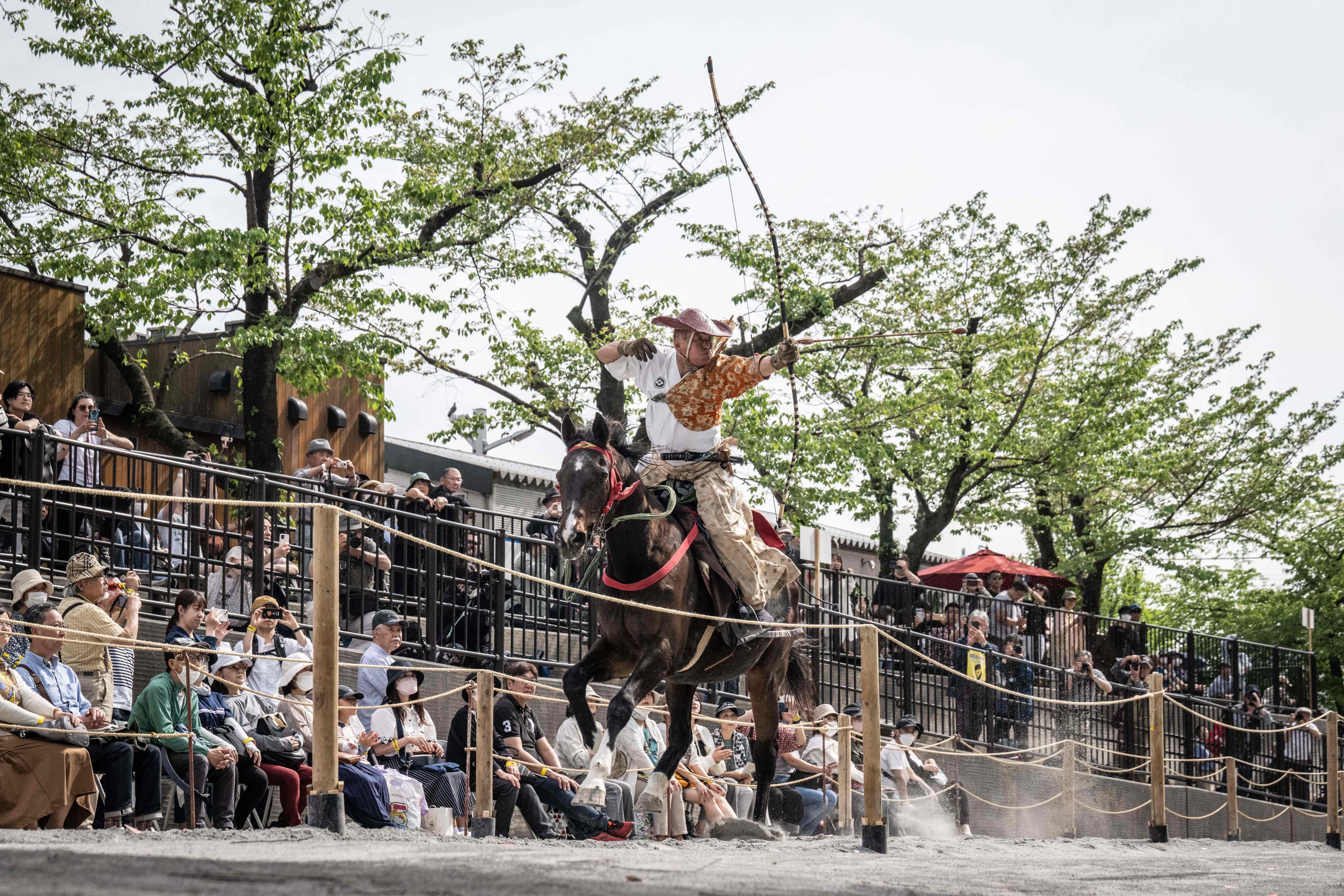 Yabusame, el ancestral tiro con arco a caballo de Japón