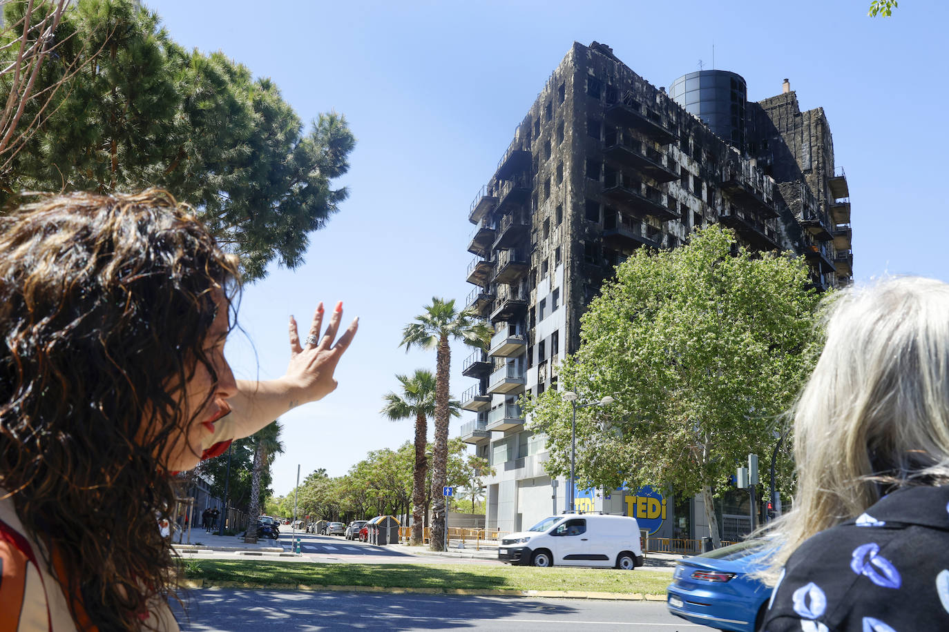 Fotos del edificio de Campanar, dos meses después del incendio