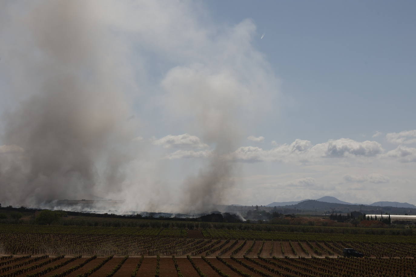 Fotos de Requena, una semana entre el humo