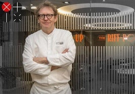 Bernd Knöller, a las puertas del nuevo restaurante que este martes ha comenzado a andar.