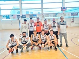 Equipo sénior de la 2ª Zonal del C.B. Anna.