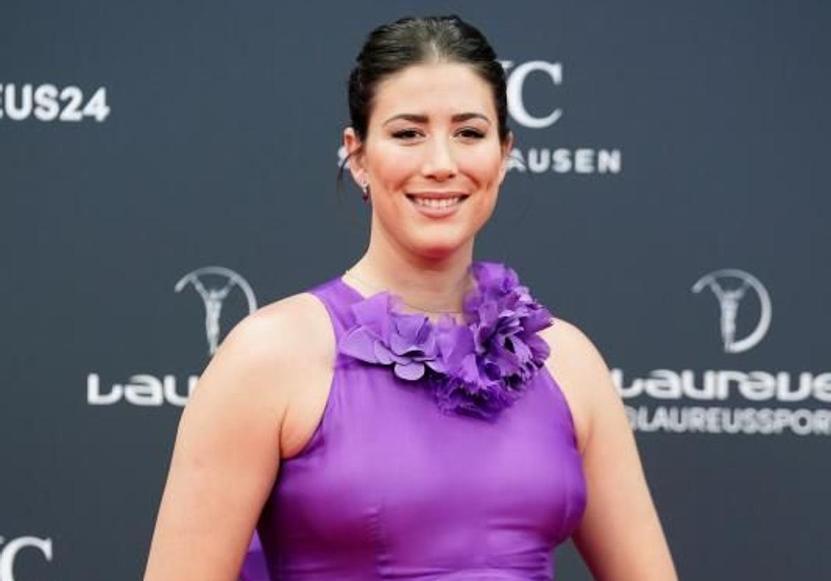 Muguruza, en los premios Laureus.