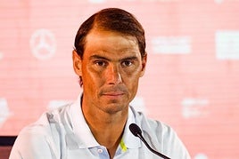 Nadal, en rueda de prensa.
