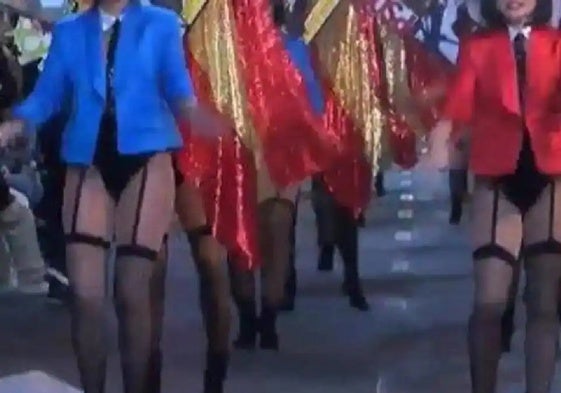 Momento del desfile de Carnaval el pasado mes de febrero.