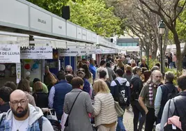 Feria del Libro de Valencia, en una imagen de este año.