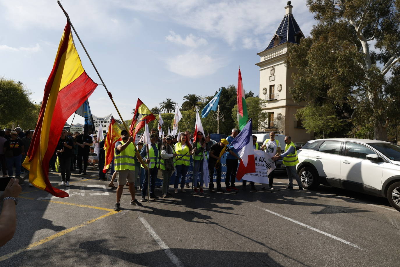 Fotos de la tractorada en Valencia