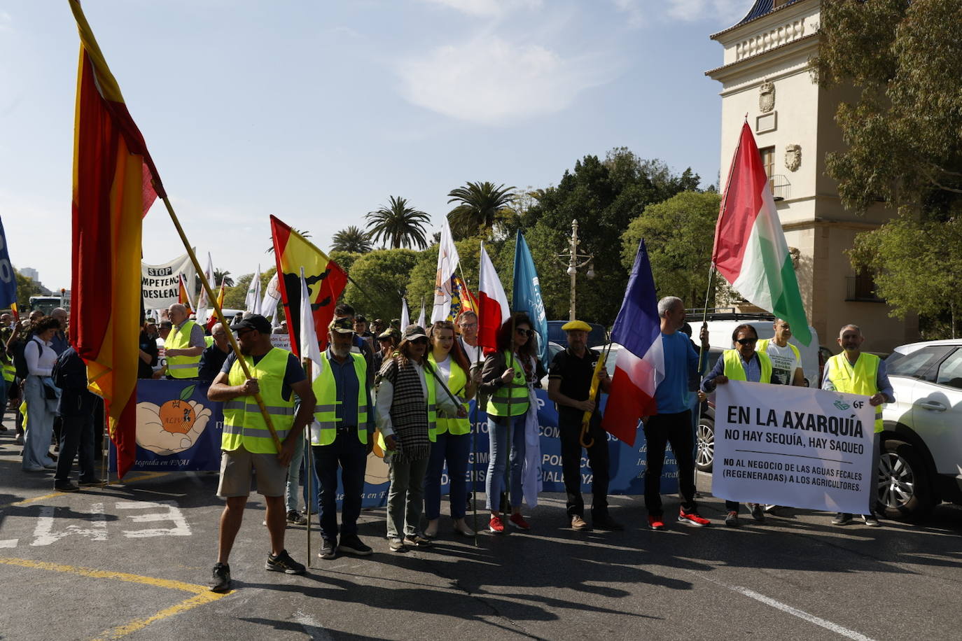 Fotos de la tractorada en Valencia