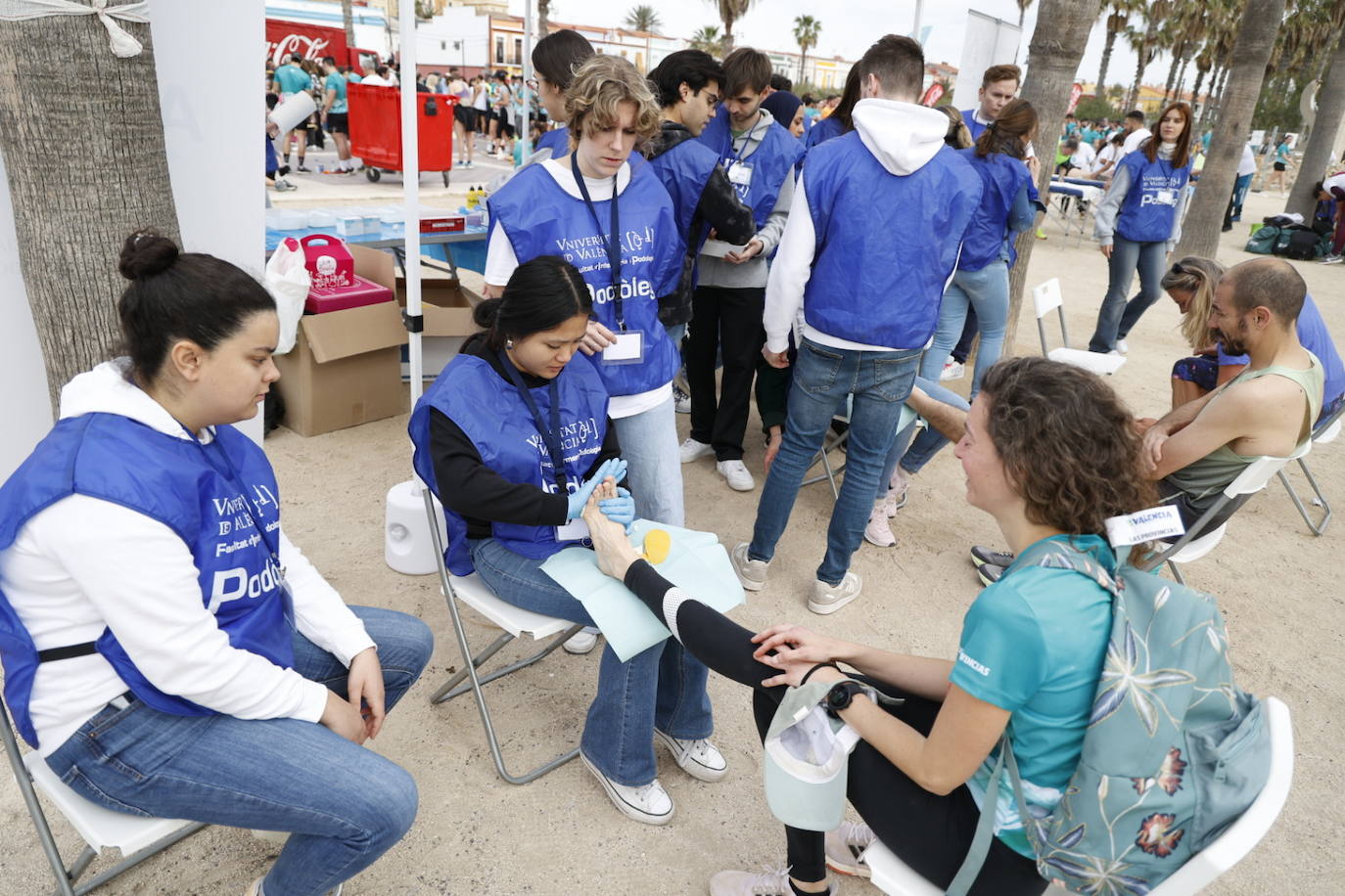 Fotos del ambiente en la 15K Valencia Abierta al Mar