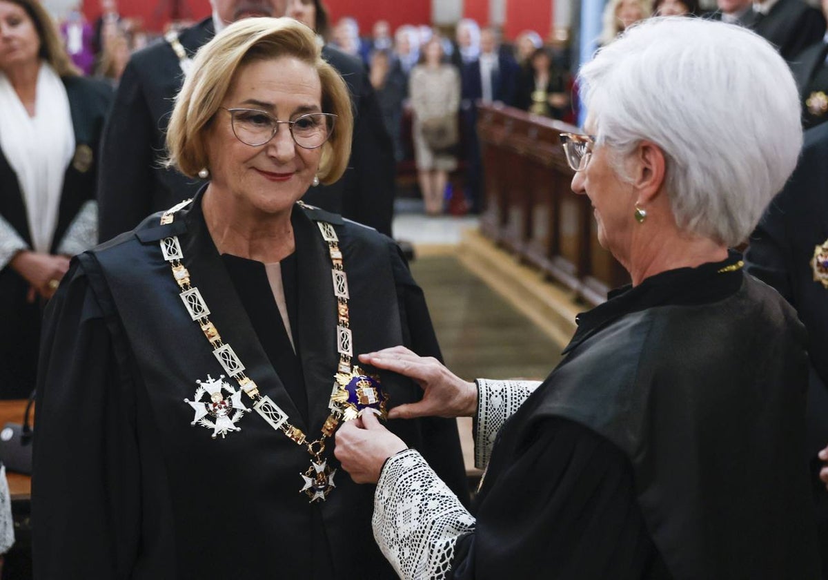 Teresa Gisbert, en el Tribunal Supremo.