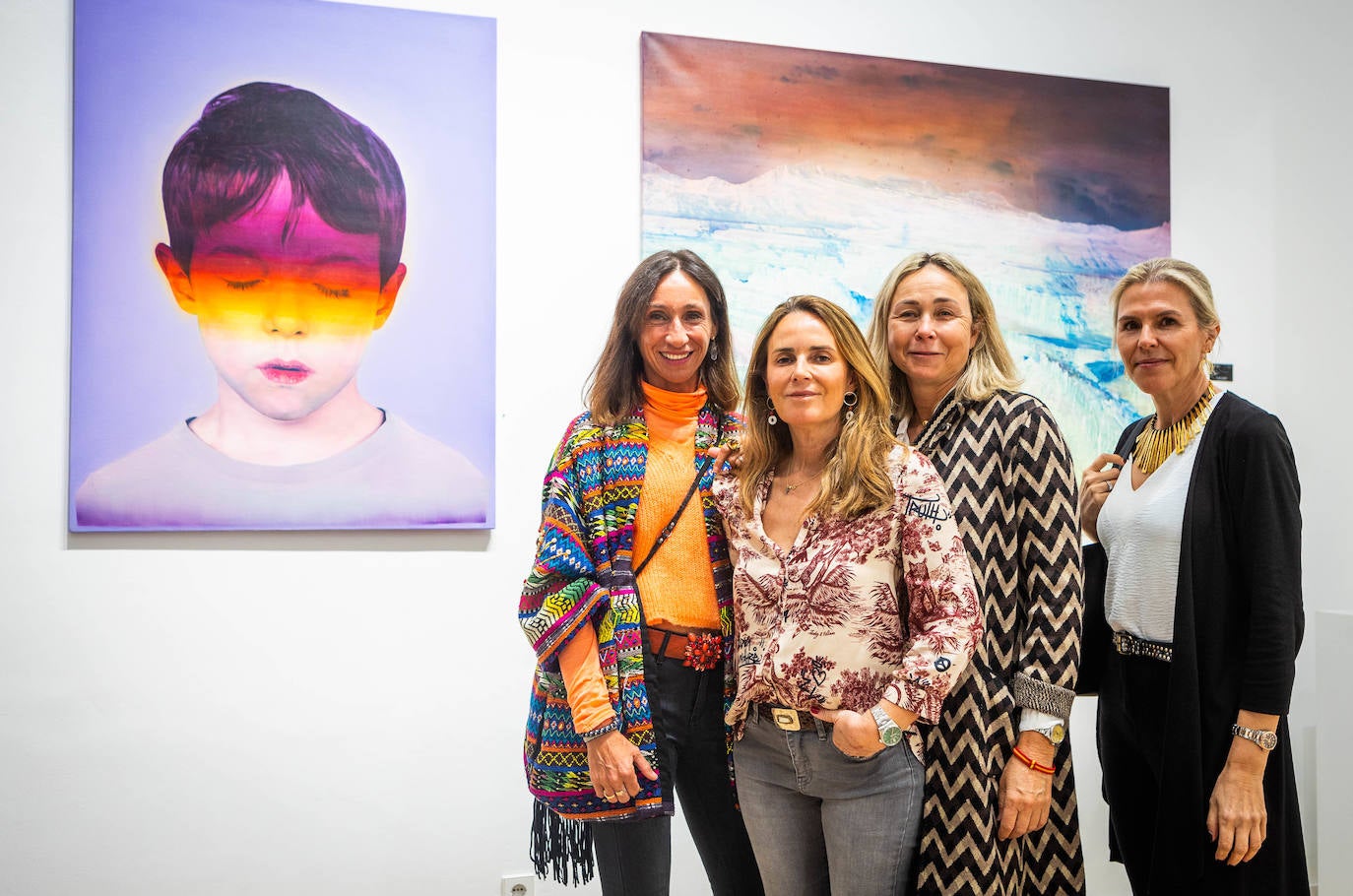 Silvia Alonso, Mónica Ruiz, Lola Salvador y Bárbara de Quesada.