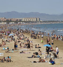 Playa de Valencia.