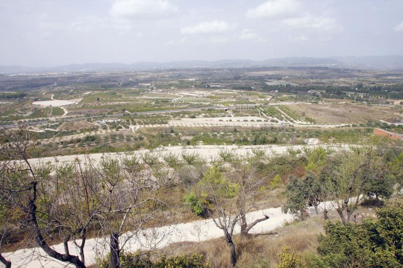 Vista general del término de Castelló de Rugat.