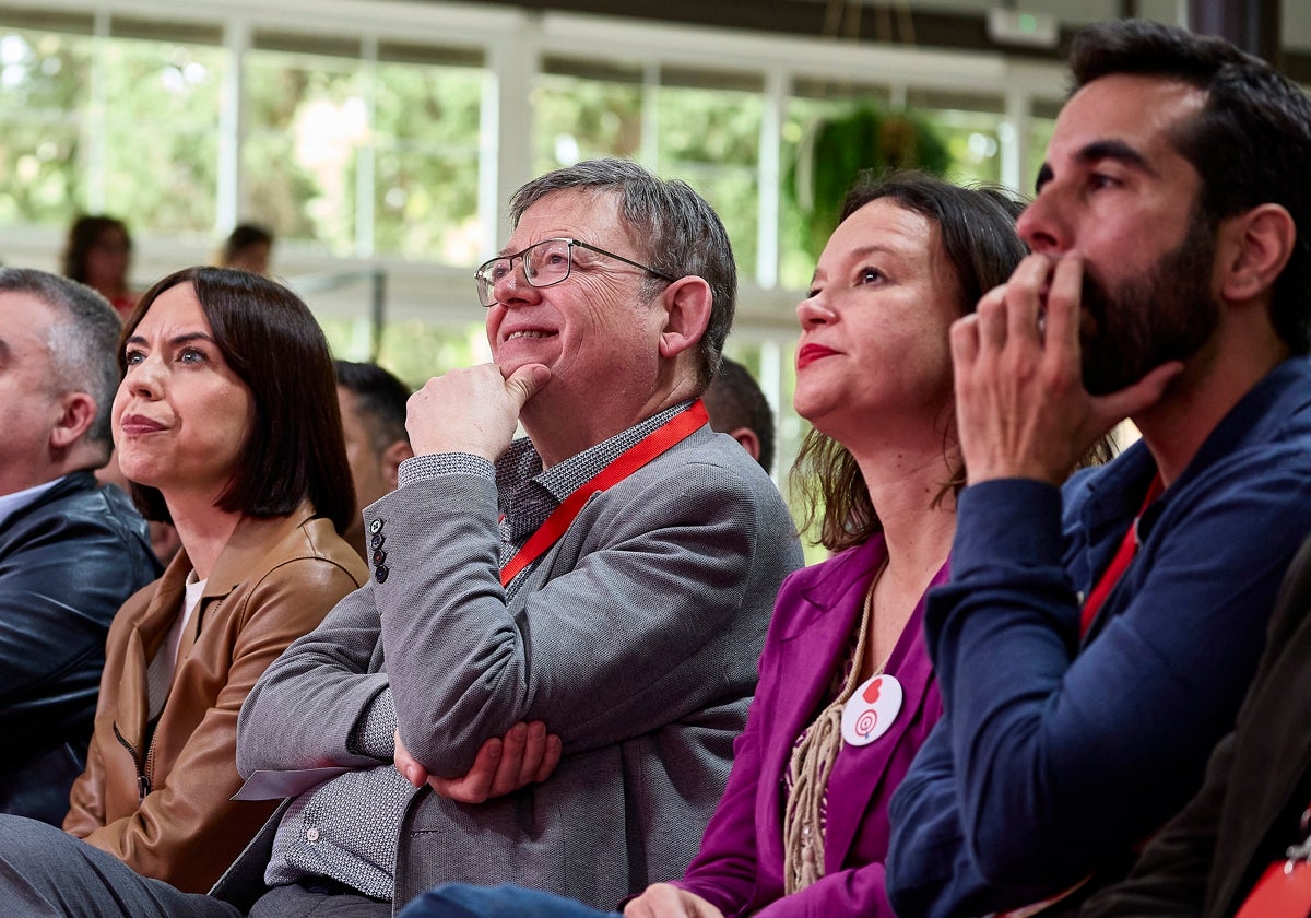 Morant, Puig, Pajín y Muñoz, en el congreso de Benicàssim.