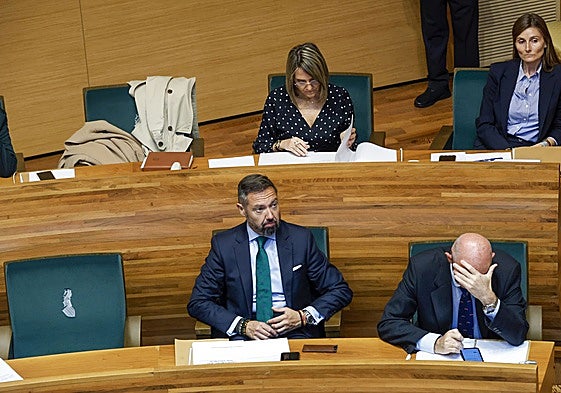 Concejales y portavoz del grupo municipal Vox.