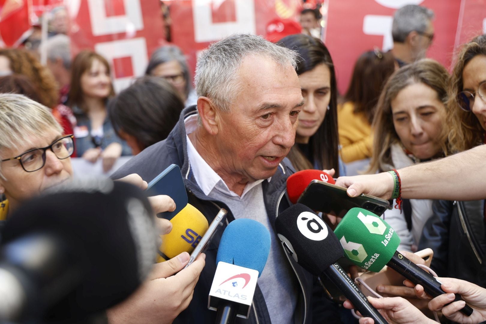 Manifestación por el Día del Trabajador en Valencia