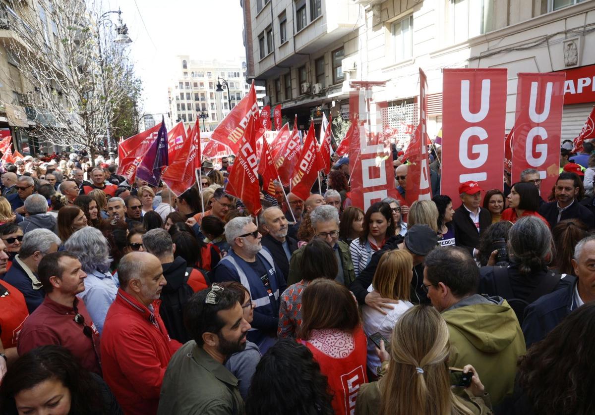 El reto sindical en Valencia: «Trabajar menos, vivir mejor»