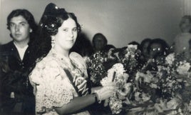 María Rosa Bisquert Mulet, regina del foc de 1970.