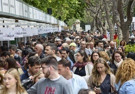 Feria del Libro de Valencia, en una imagen de este año.