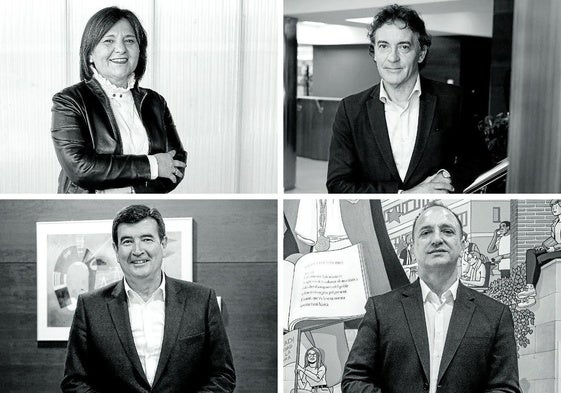Isabel Bonig, Francesc Colomer, Fernando Giner y Rubén Martínez Dalmau.
