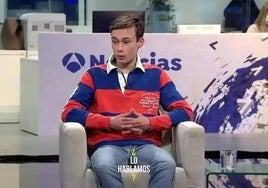 Jorge Rey, en una intervención en televisión.
