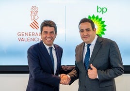 Firma del acuerdo de intenciones entre la Generalitat y la compañía BP.