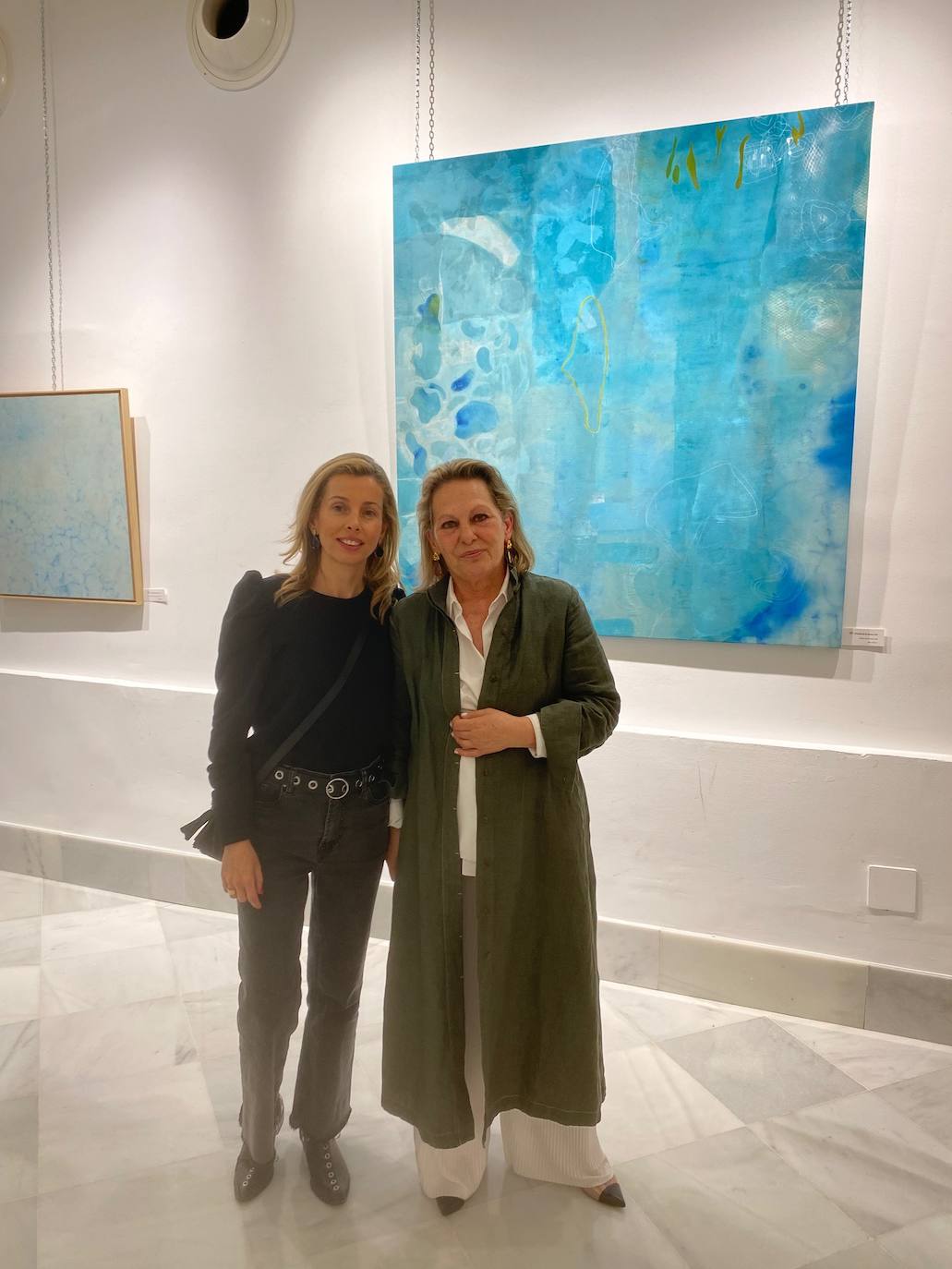 Alicia Fernández, con Sally Corell.