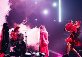 MEGARA interpreta '11:11' en el segundo ensayo de la segunda semifinal en el Malmo Arena..