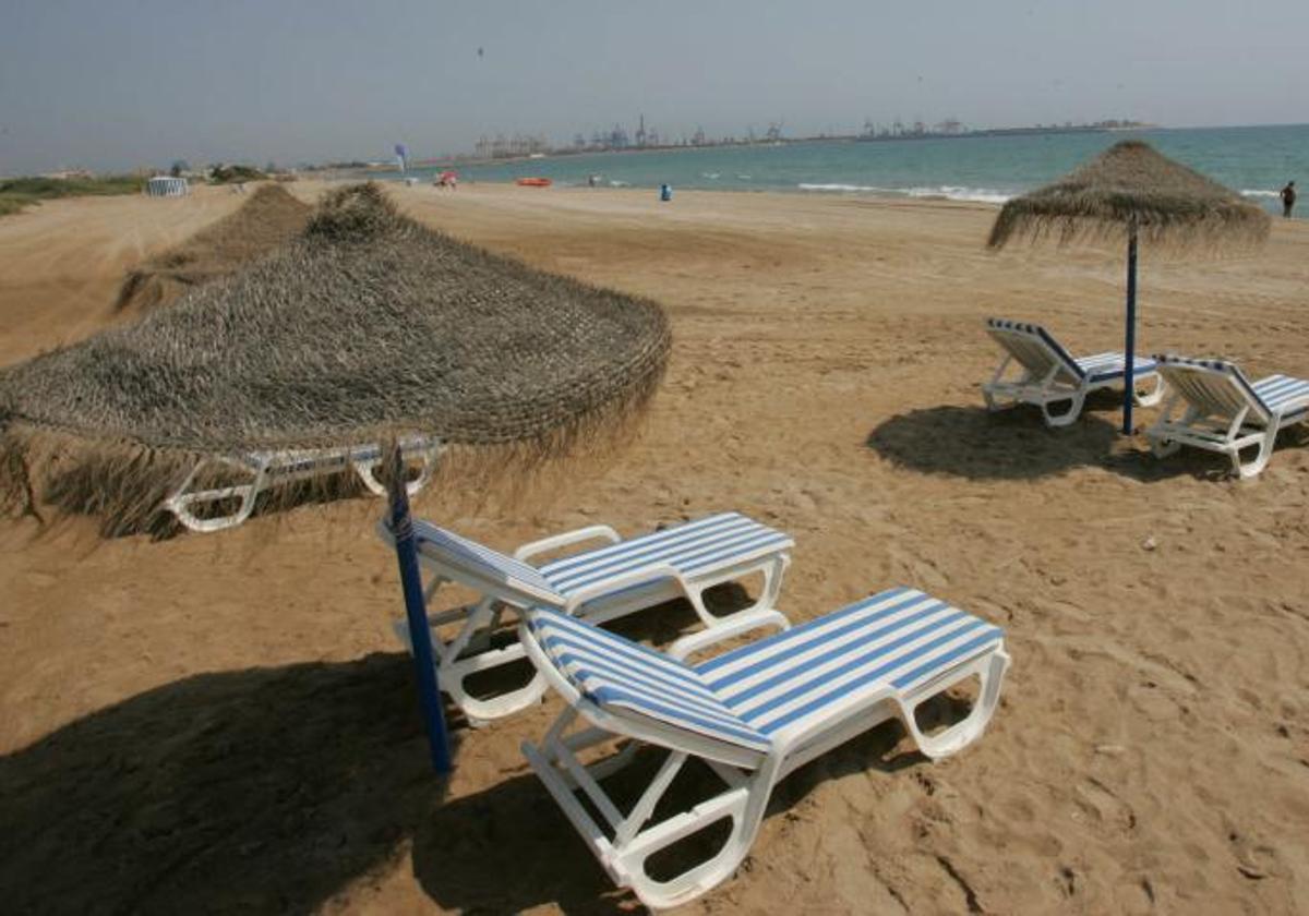 Playa del Arbre del Gos, en Valencia, en una imagen de archivo.