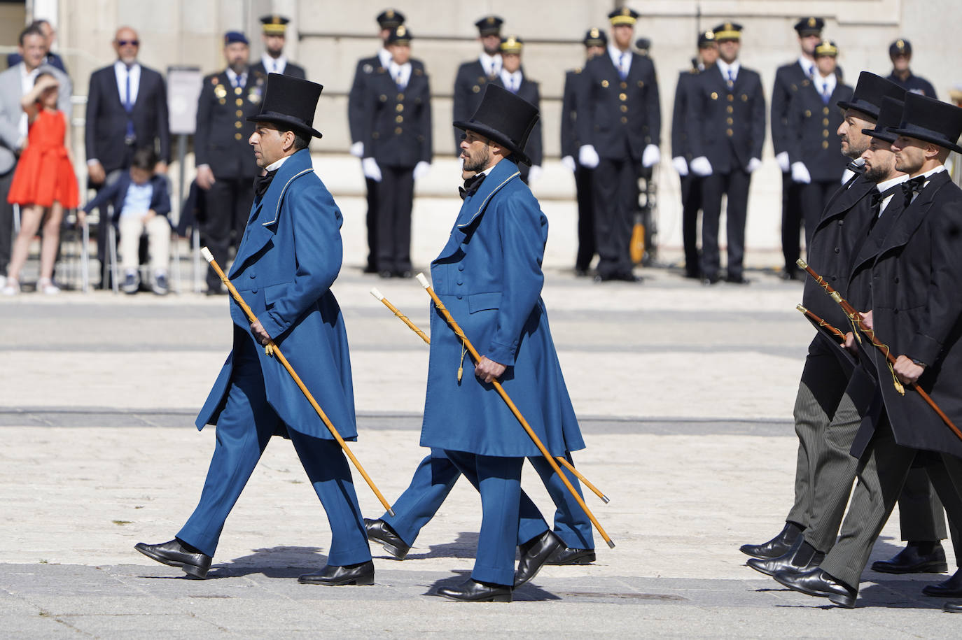 Los Reyes presiden el acto conmemorativo del Bicentenario de la Policía Nacional