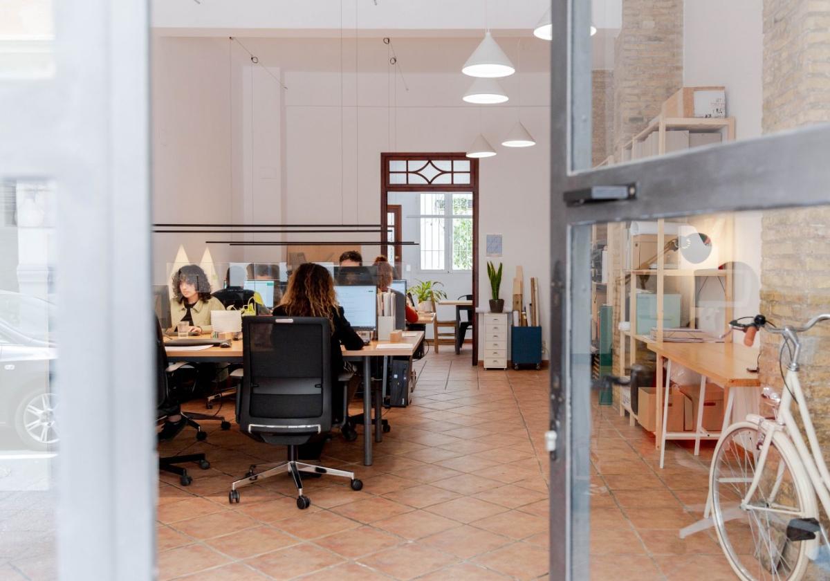 Estudio desde donde los socios de Crearqció trabajan.