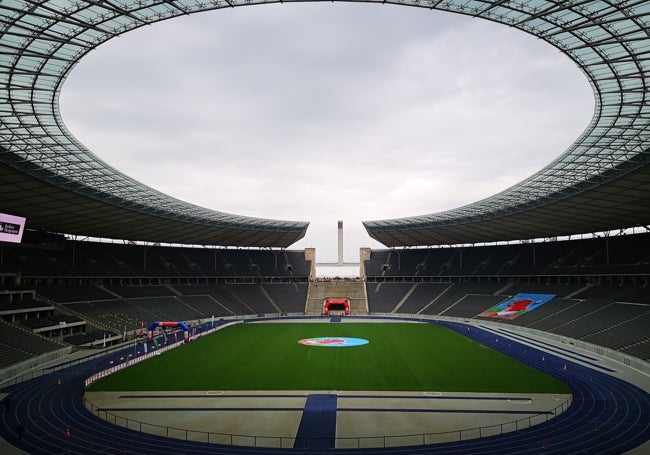 Imagen interior del estadio.