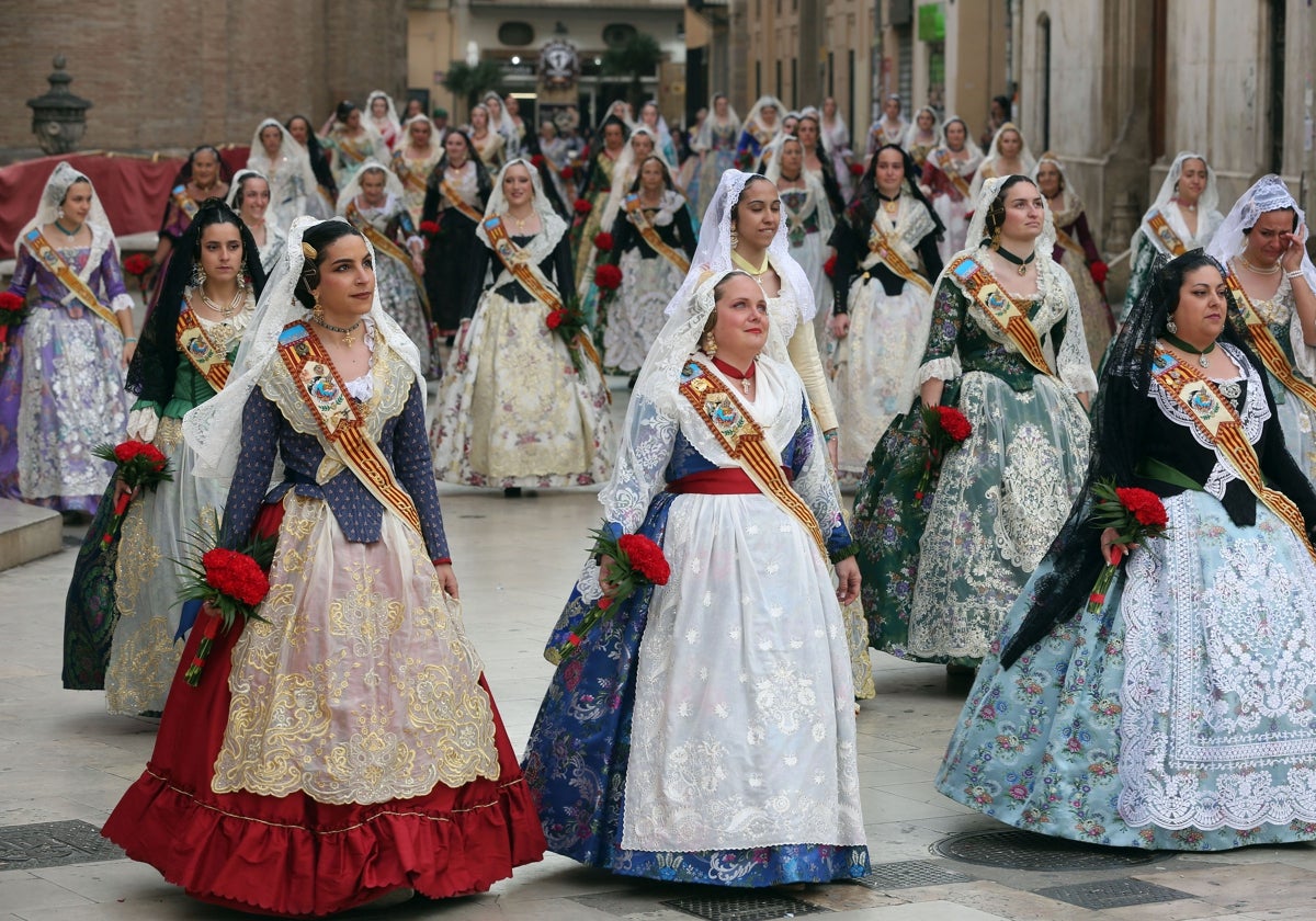 Ofrenda de las Fallas 2024.