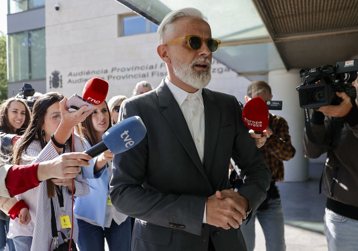 Marcos Benavent, en la Ciudad de la Justicia de Valencia.