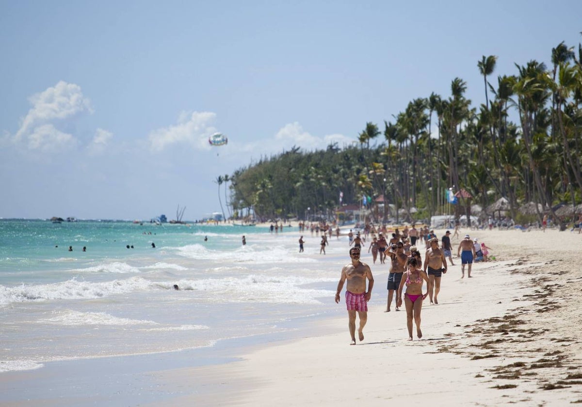 Una playa en Punta Cana, en la República Dominicana.