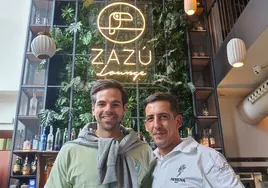 Sergio Giraldo y Álex Guevara en Zazú.