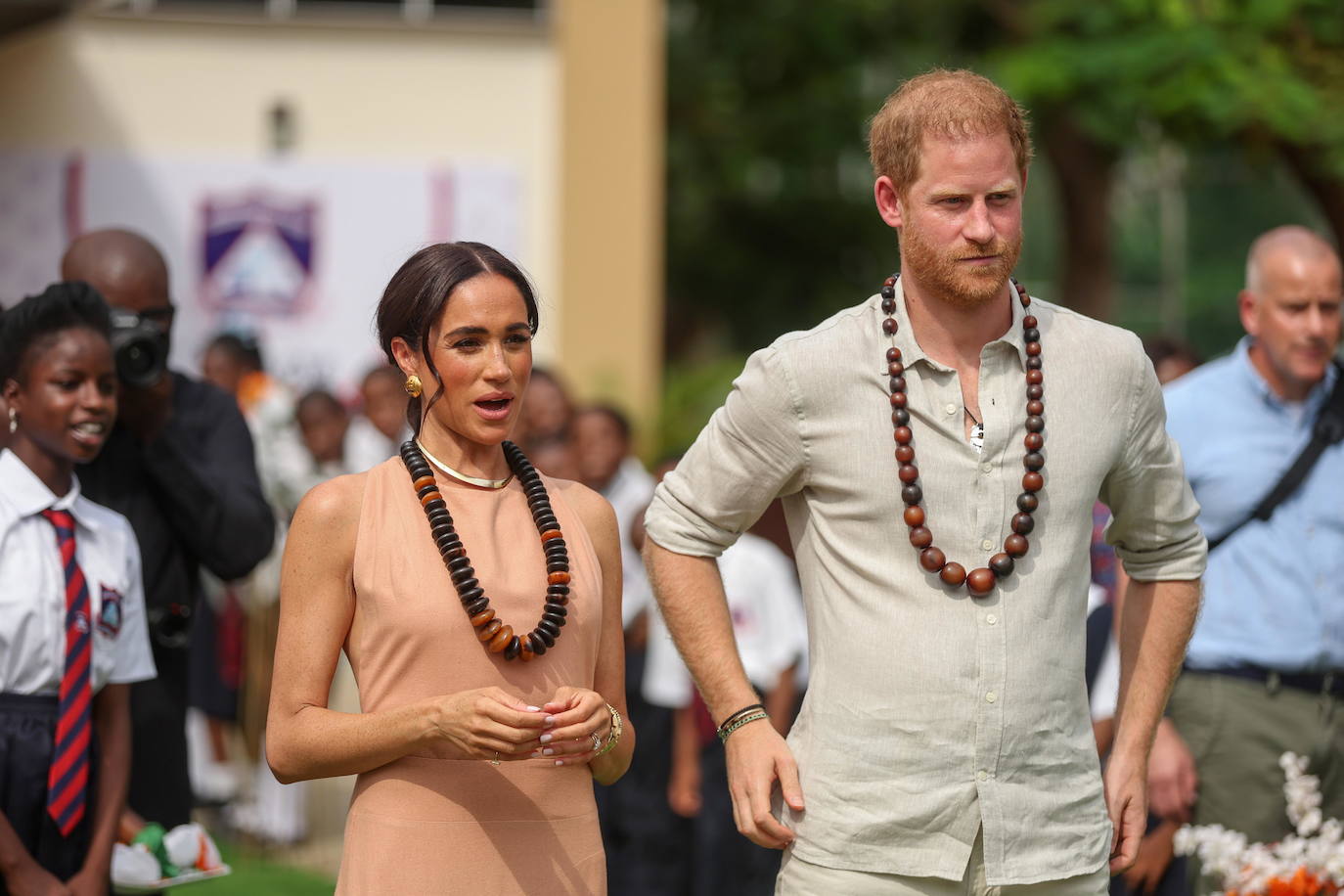 Meghan y Harry, de viaje privado a Nigeria