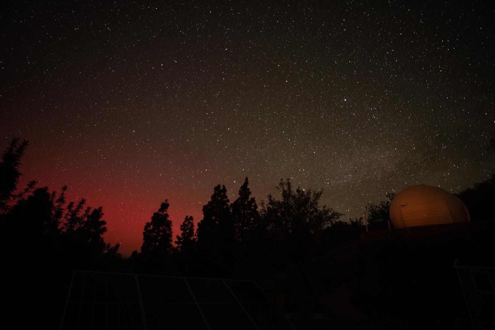 Así ha sido la aurora boreal visible desde España