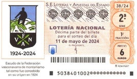 Décimo de Lotería de este sábado 11 de mayo.