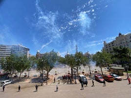 Mascletà este domingo desde la plaza del Ayuntamiento